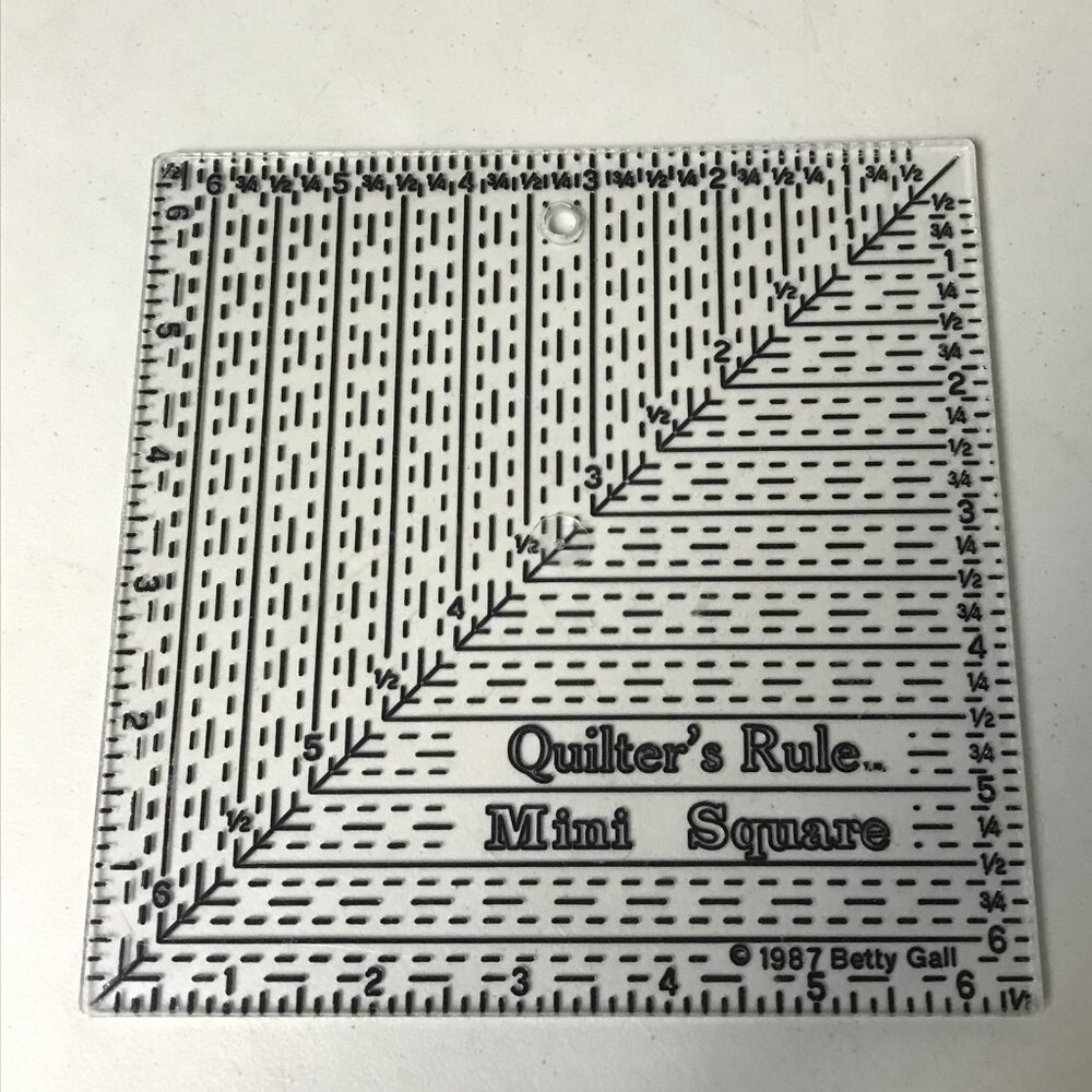 Quilter's Rule - Mini Square 6.5" x 6.5"